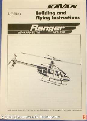 1057 - Assembly and flying instructions "RANGER"